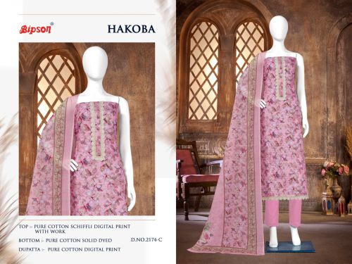 Hakoba 2174 By Bipson Cotton Dress Material Catalog